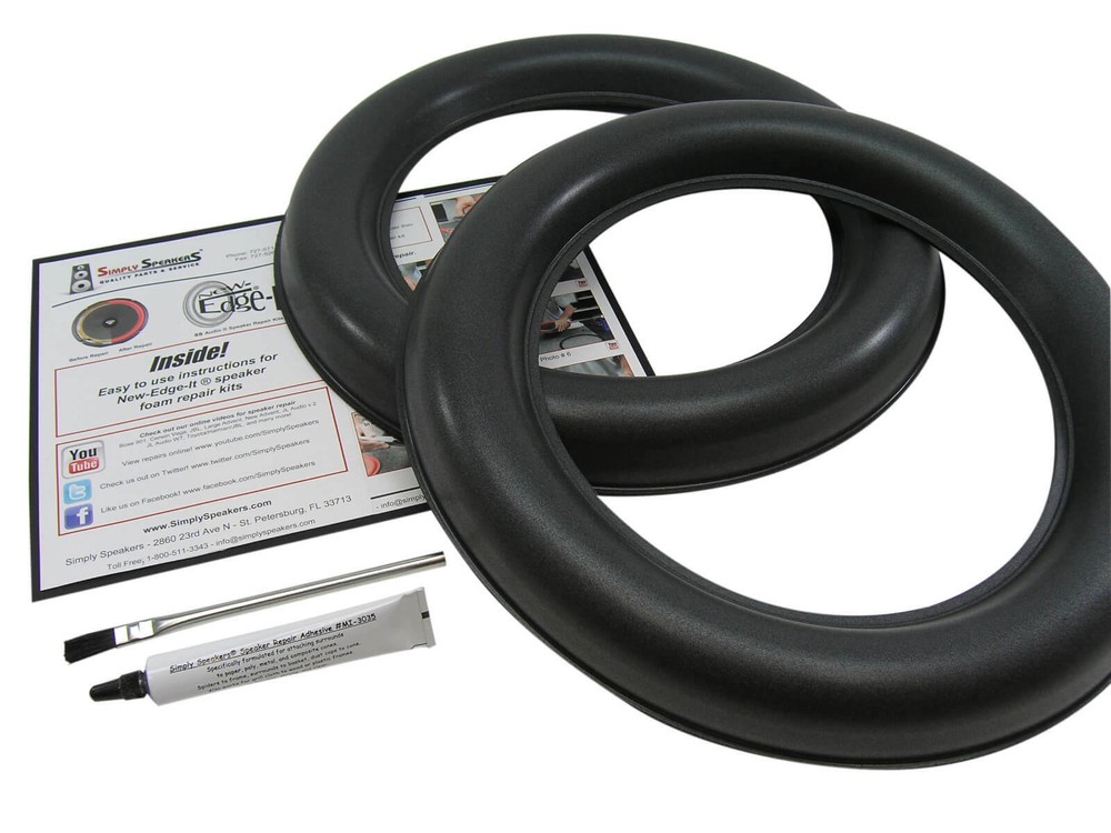 JL Audio 13W7D1.5 13W7 Subwoofer 13.5″ Speaker Foam Edge Repair Kit (Pair)