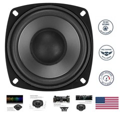 400W Car Subwoofer & 4 Inch Coaxial Speakers for Superior Sound