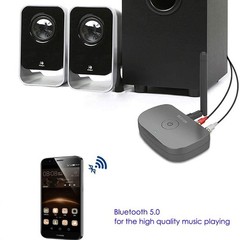 Besign BE-RCA Long Range Bluetooth Music Receiver, Wireless Audio Black