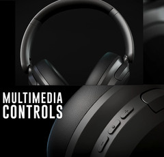 TRON Hybrid Noise Cancelling Headphones, OverEar Wireless Bluetooth Transparency