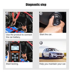 LED 12V Car Battery Load Tester Alternator Battery Analyzer Auto Diagnostic Tool