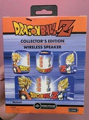 Dragon Ball Z Goku And Vegeta wireless speaker with built in mic, and radio New!