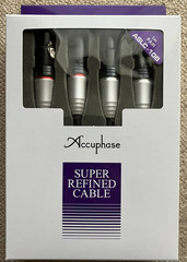 Accuphase ASLC-10B Balanced XLR Audio Cable 1.0m Pair Genuine Japan