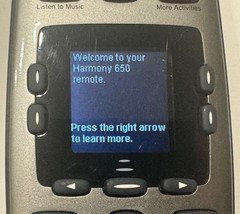 LOGITECH HARMONY 650 UNIVERSAL REMOTE