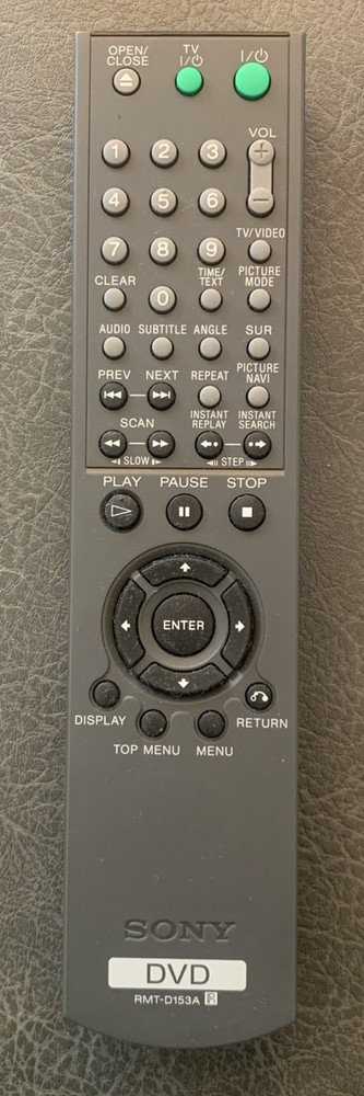 Genuine OEM Sony RMT-D153A Remote Control, Used – Pro Cleaned & Tested