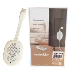 Android 14.0 TV Stick for Google Voice 2GB/16GB Mortal Q2 2.4G/5GHz New