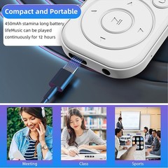 Portable 32GB MP4 Player 1.8″ IPS Screen Bluetooth 5.4 APE/FLAC Support Type-C