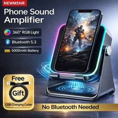Wireless Induction Speaker 5-in-1 Bluetooth Speaker With Phone Stand