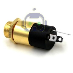 5 Pack HQ Gold Plated 3.5mm Stereo Female Audio Jack Connector Panel Mount