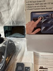 TD Electronics “3rd GEN 1080P Blue Dash Cam” 4″ IPS Touch Screen LCD