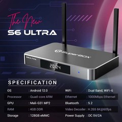 SuperBox S6 Ultra TV BOX Authorized Dealer SameDay Shipment Message MeSend Gift