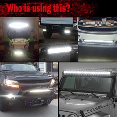 4x 7Inch 20000W LED Work Light Bar Flood Spot Pods Offroad Fog Driving ATV Truck