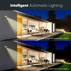 SANNCE 4CH DVR 1080P Full Color Night Security Camera System Night Vision CCTV