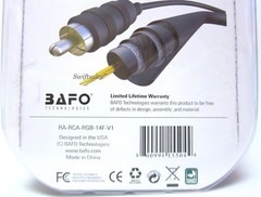 BAFO Premium 24K Gold Plated RGB Component Video Cable 14′ 14FT Retail Pack