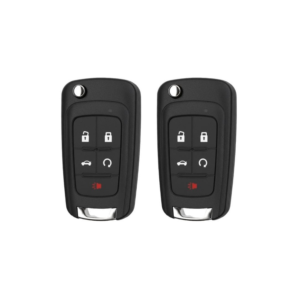 Replacement Flip Key Fob GMC Terrain Keyless Entry Remote Control 13504199 2Pack