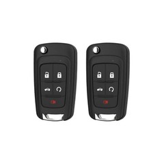 Replacement Flip Key Fob GMC Terrain Keyless Entry Remote Control 13504199 2Pack