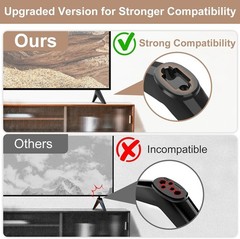 Durable ABS Replacement TV Stand Legs for Toshiba TVs (32”-50”) – Easy Install