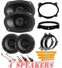 JBL Stage2 420W Front & 250W Rear Door Speakers set for 2020-2024 Toyota Tacoma