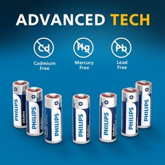 Philips 10Pcs A23 Battery 12Volt 23AE 21/23 GP23 23A 23GA MN21 Alkaline Battery