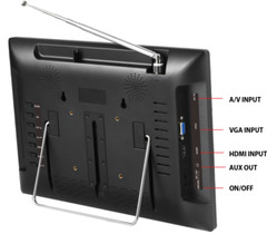 AudioBox TV-13 13″ Portable Rechargeable LCD TV with Antenna HDMI Input Black