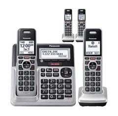 Panasonic KX-TG994SK DECT 6.0 Bluetooth 4-Handset Cordless Phone System (No Box)