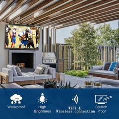 SYLVOX 55″ outdoor TV 1000Nits 4k UHD Linux System support Android Screencast