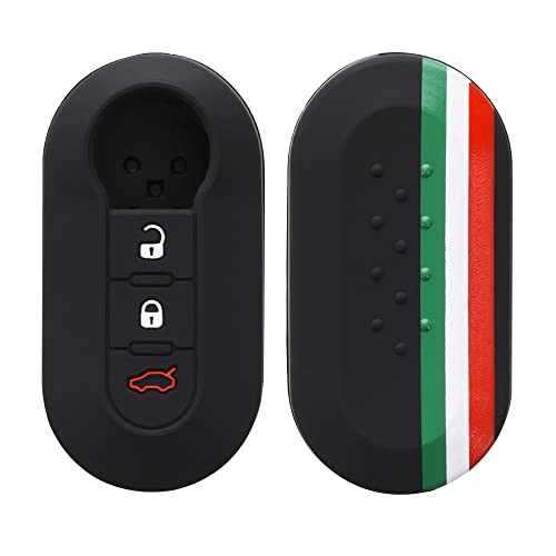 Silicone Key Fob Cover Compatible with Fiat Lancia 3 Button Car Italy 07-09-01