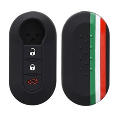 Silicone Key Fob Cover Compatible with Fiat Lancia 3 Button Car Italy 07-09-01