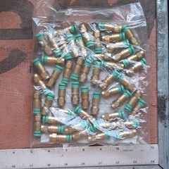 Lot of 50 Thomas & Betts Snap-N-Seal Coaxial F M Compression Connectors NOS