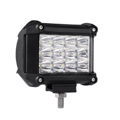 2x Tri Row 4″inch 90W Pods LED Work Light Bar FLOOD Offroad ATV SUV 4WD PK 18W