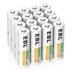 EBL AA AAA Rechargeable Batteries Ni-MH 1100mAh 2800mAh / Battery Charger Lot