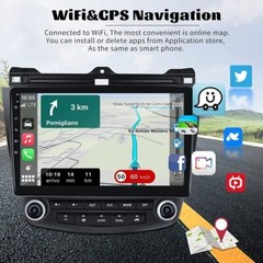 FOR HONDA ACCORD 2003-2007 ANDROID AUTO APPLE CARPLAY CAR STEREO GPS NAVI RADIO