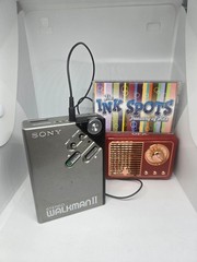 Sony WM-2 Walkman Stereo Portable Cassette Player Silver Working