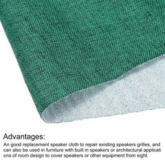 uxcell Dark Green Speaker Grill Cloth 40″x58″