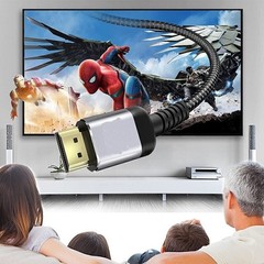 HDMI 2.1 Cable High Speed 4K 8K 1080P HDTV 5ft 10ft 15ft 30ft 50ft 65ft PS3 LOT