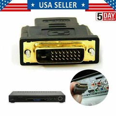 DVI-D 24+1 Pin male Adapter Monitor Cable Connector Converter