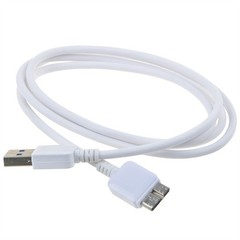 White USB 3.0 Cable For Seagate SRD0SD1 SRDOSD1 PN: 1DXAP4-500 4 TB Backup Plus