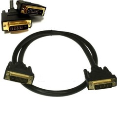 New 5FT DVI-D DUAL LINK (24+1) MALE TO MALE M/M DVI CABLE FOR LCD HDTV COMPUTER