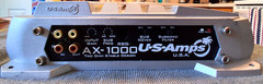USED OLD SCHOOL US AMPS U.S. AMPS U.S.A AMPS AX-1000 2 CHANNEL 1000 WATT AMP
