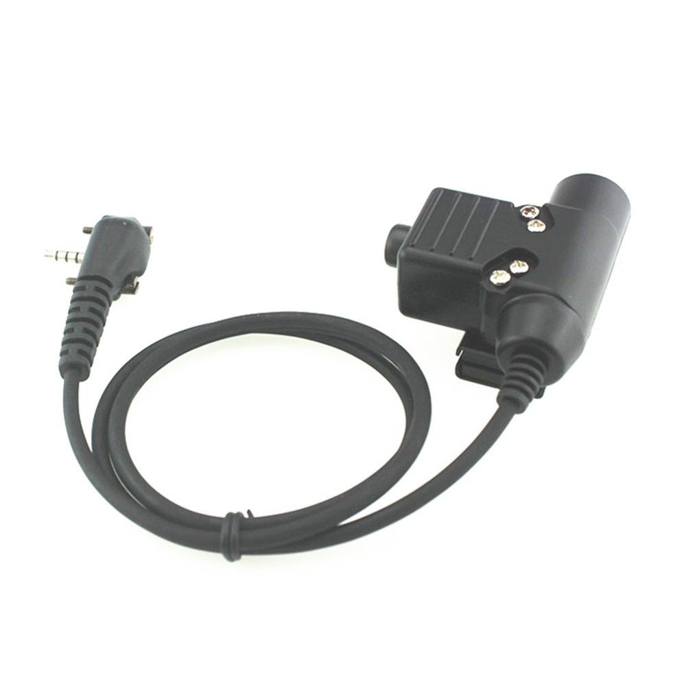 Metal+ABS U94 PTT Cable Plug Adapter For Vertex Standard VX-231 VX131 VX230/261