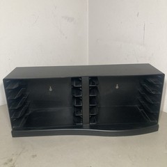 Vintage LASERLINE 10 VHS VCR Tape Storage Black Plastic Wall Mountable RARE VGC