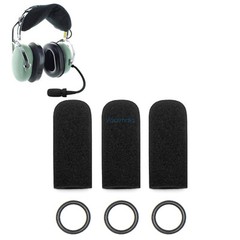 3 Foam Mic Cover for David Clark M-7/M-4/M-5/M-77/DC-87 Microphones