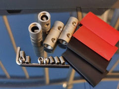 4 Guage Wire Splice Connectors 4 AWG Battery Cable Splicing Amplifier Wire Butt