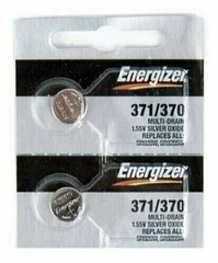 Energizer 371 370 SR920SW 1.55V Silver Oxide Battery BRAND NEW Genuine 5 Pack
