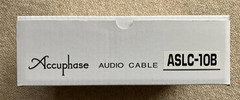 Accuphase ASLC-10B Balanced XLR Audio Cable 1.0m Pair Genuine Japan