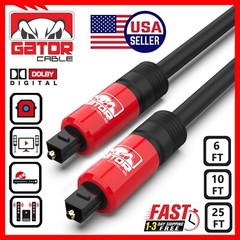Toslink Optical Cable Digital Audio Sound Fiber Optic SPDIF Cord Wire Dolby DTS