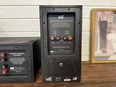 Set of 3 M&K Miller & Kreisel S-85 Satellite Speakers + S-85C Center Speaker