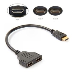4K HDMI Cable Splitter Adapter 2.0 Converter 1 In 2 Out 1 Male to 2 Female lot