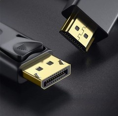 LOT Display Port to HDMI Cable DP Adapter Converter Audio Video PC HDTV 1080P