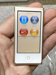 Apple iPod Nano 7th Gen Gold 16GB Model A1446 Touchscreen Tested Nice Condition